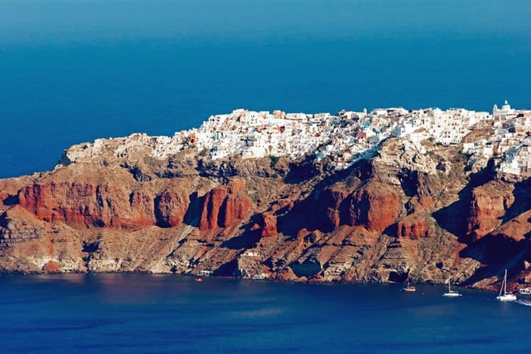An image uploaded to Strapi called Driving_in_Santorini_with_a_Rental_Car_750x500